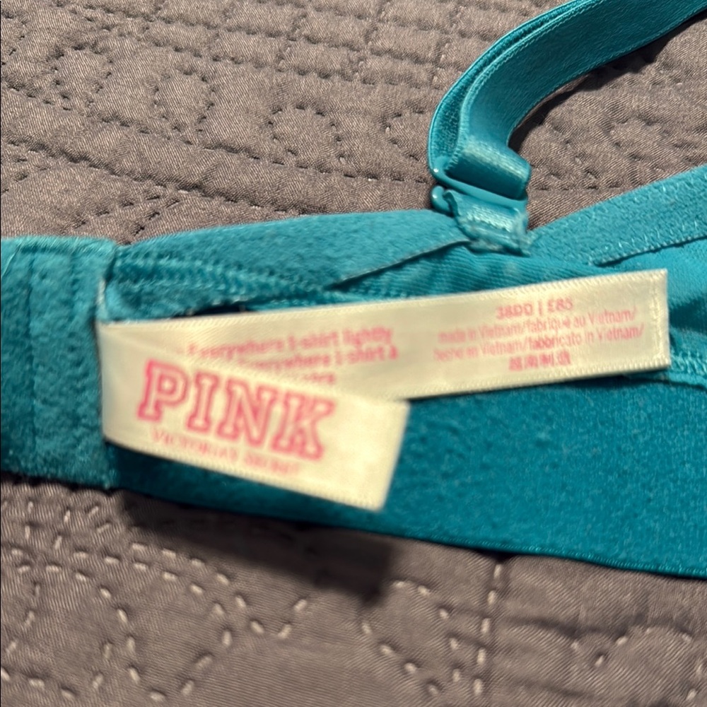 Like new Pink Victoria’s Secret 38DD Teal Tie Dyed Bra - Picture 5 of 6